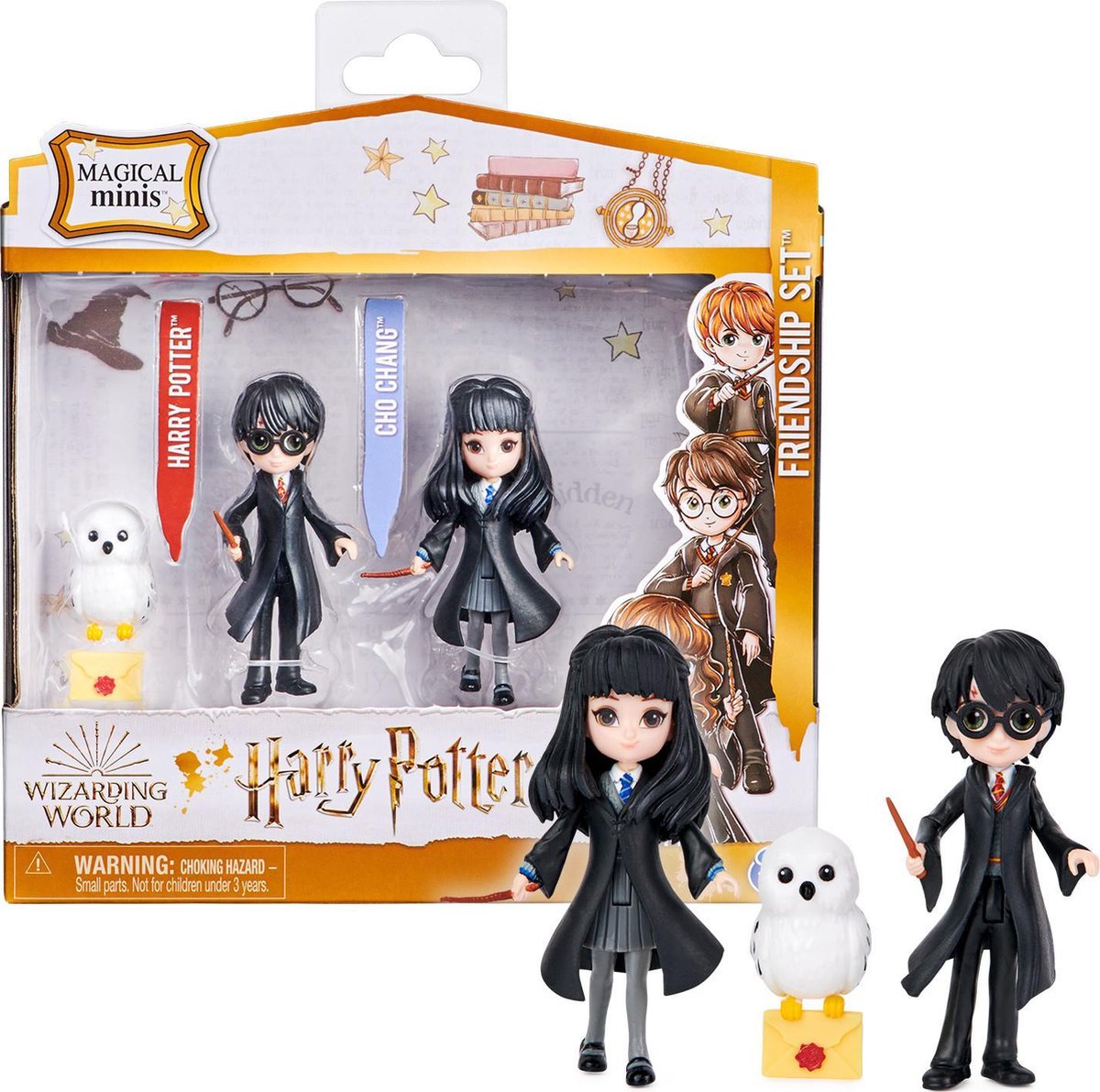 Wizarding World Harry Potter Magical Minis - Harry Potter en Cho Chang Vriendschap Set - Actiefiguren