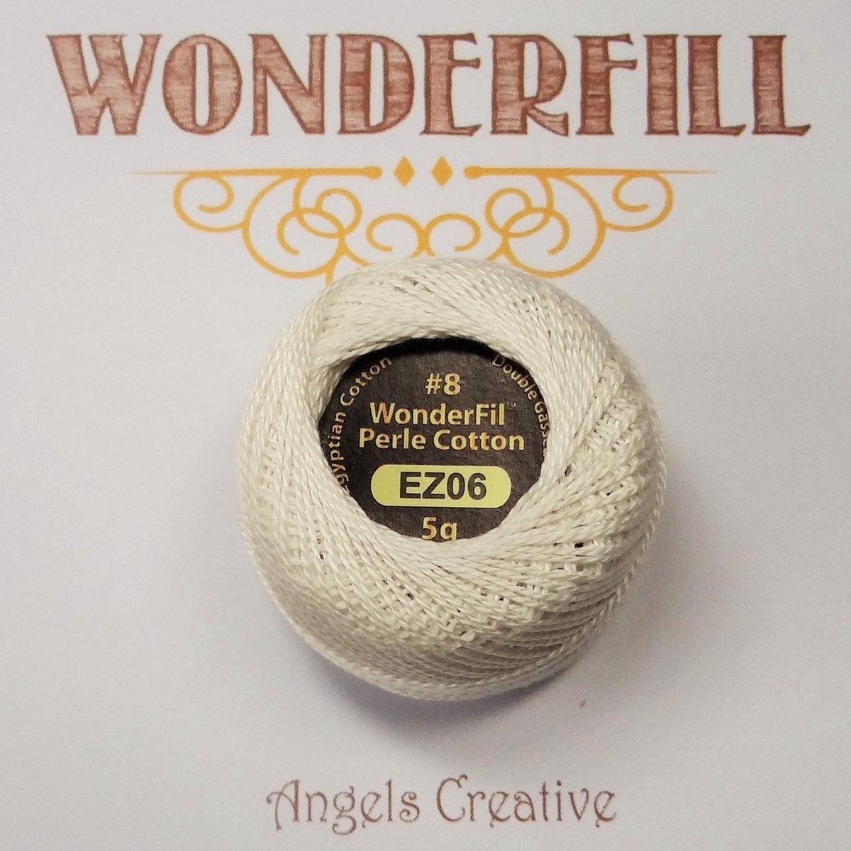 Wonderfill Eleganza No8 Pearl cotton, snow globe