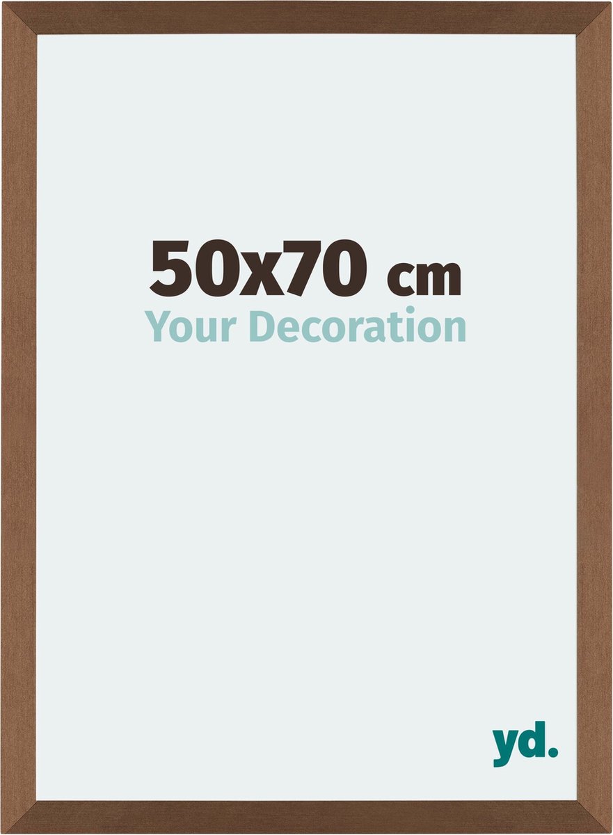 Your Decoration - Puzzellijst 50x70 cm - Koper Decor - Puzzellijst 500-1000 stukjes - MDF Fotolijst - Mura