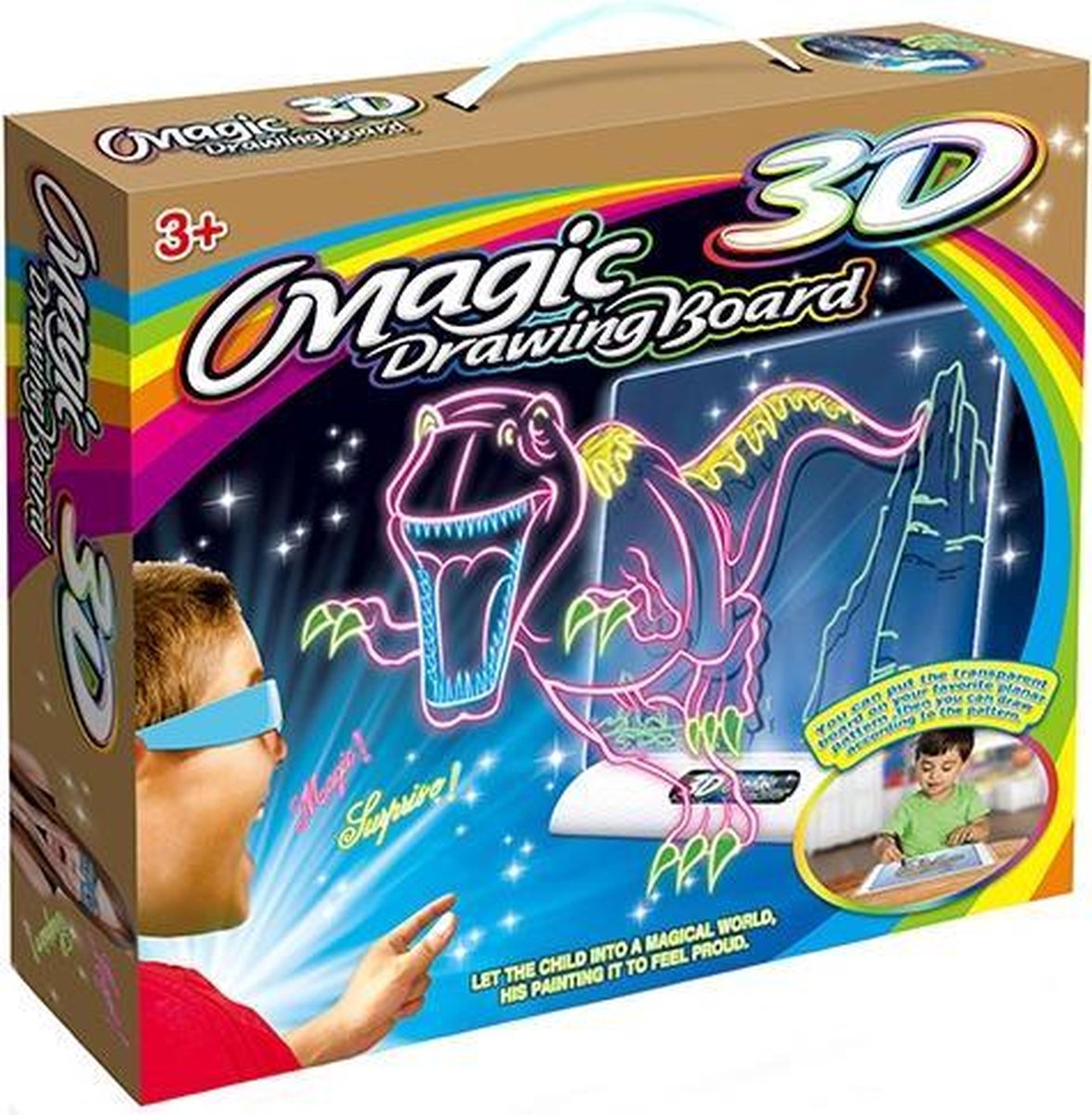 Magic drawing board 3D