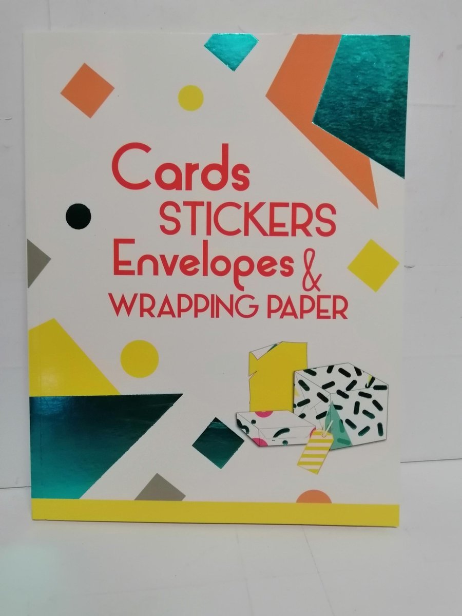 Stickers en Envelopjes Wrapping papier - stickerboek -