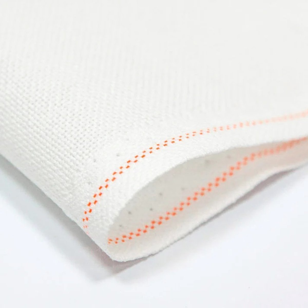 BORDUURSTOF 25 CT LUGANA, WHITE - ZWEIGART (100 x 140 cm)