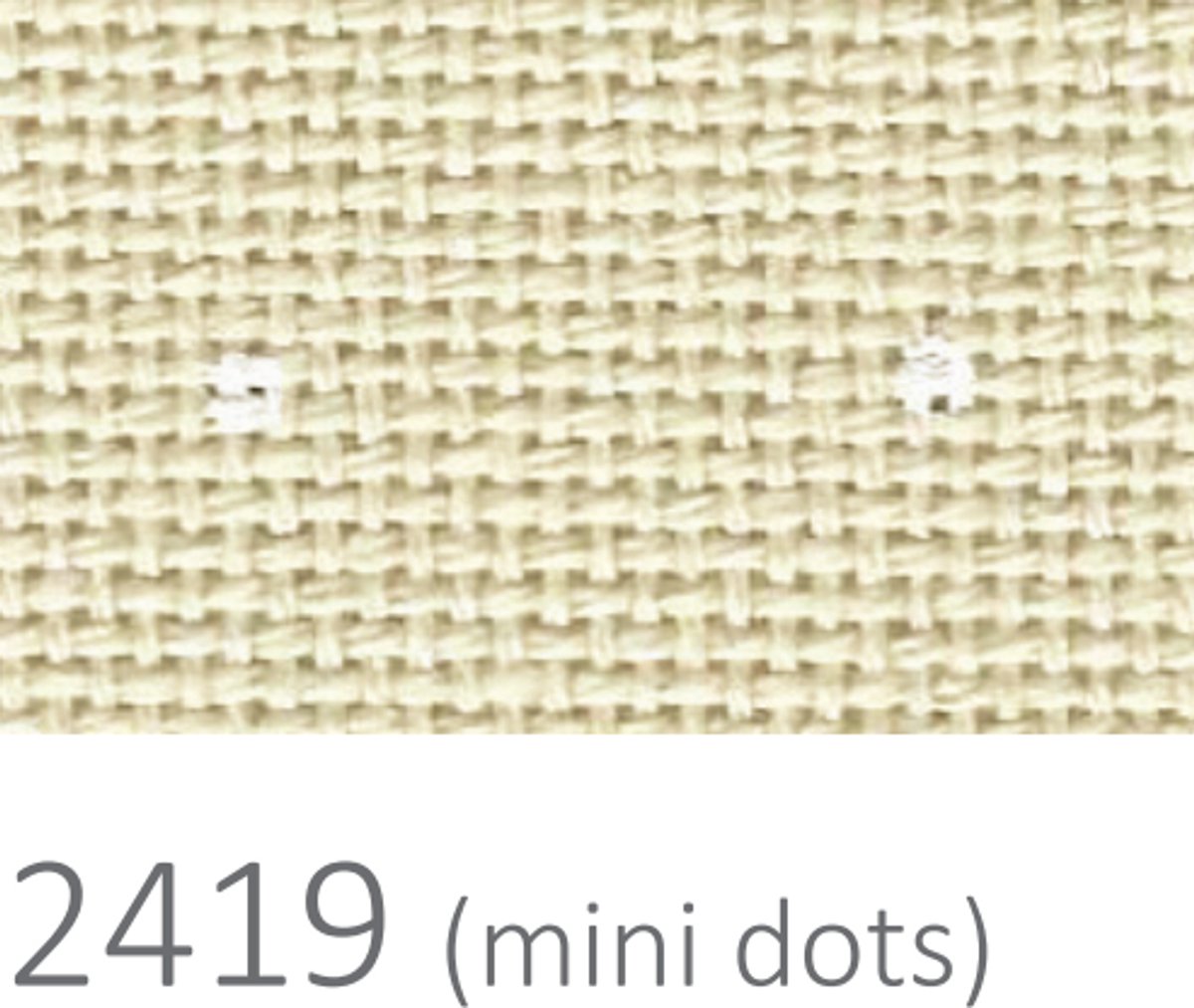 Borduurstof precut - Lugana 25ct 2419 (48 x 68 cm) - Zweigart - Mini Dots