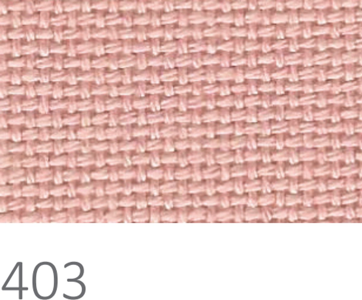 Borduurstof precut - Lugana 25ct 403 (48 x 68 cm) - Zweigart - Ash Rose