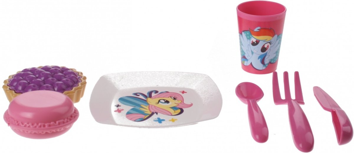 écoiffier My Little Pony Serviesset Roze 7-delig