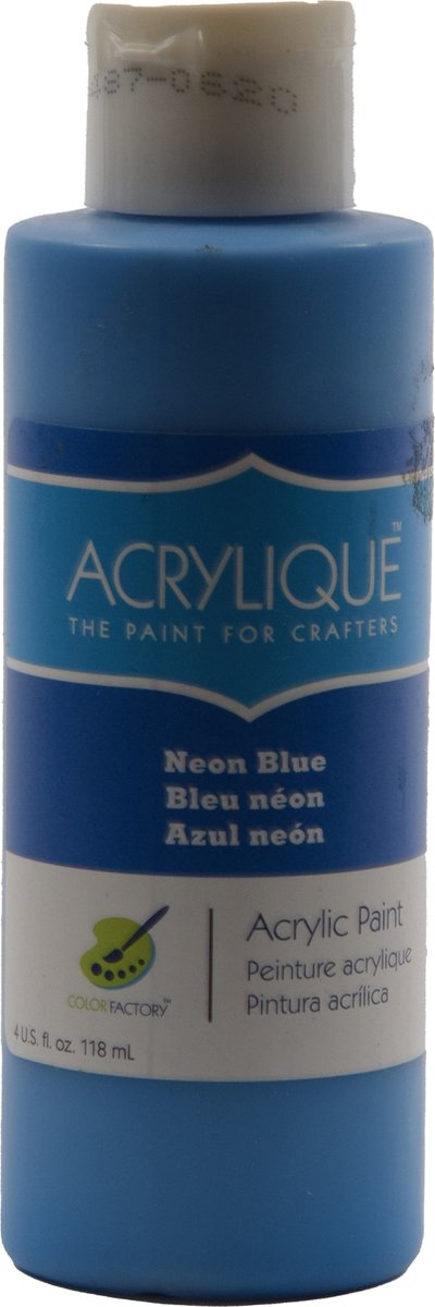 Acrylverf waterbasis Neon blue