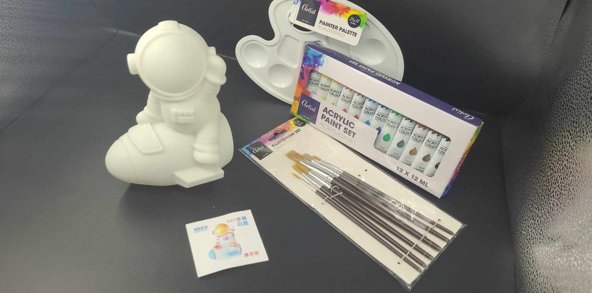 Schilder Spaarpot - Schilder je eigen spaarpot figuur - Volledig Acryl schilder pakket - Figuur 55