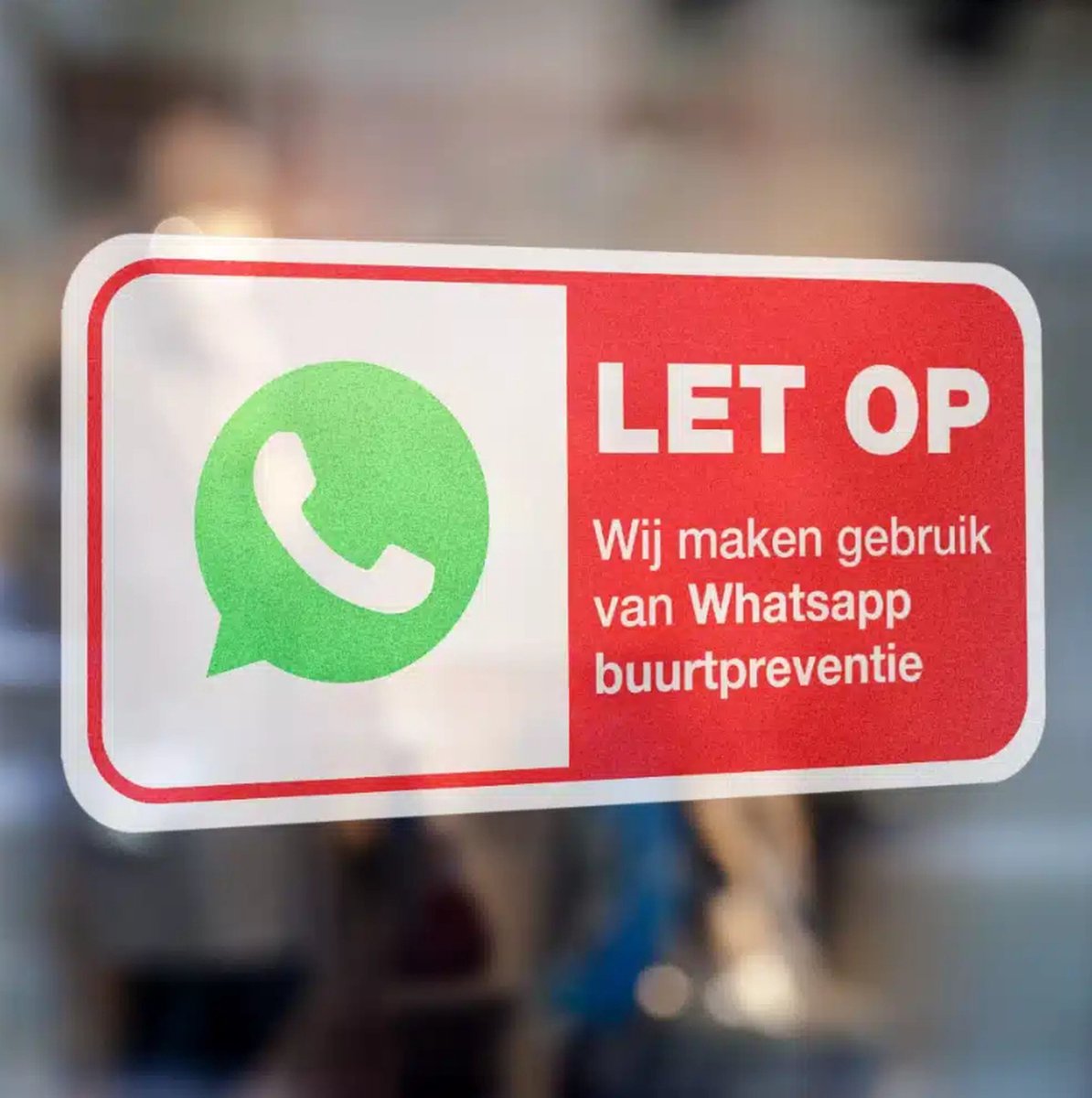 Whatsapp Buurtpreventie Stickers